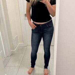 1822 Denim Women's Dark Indigo Skinny Jeans